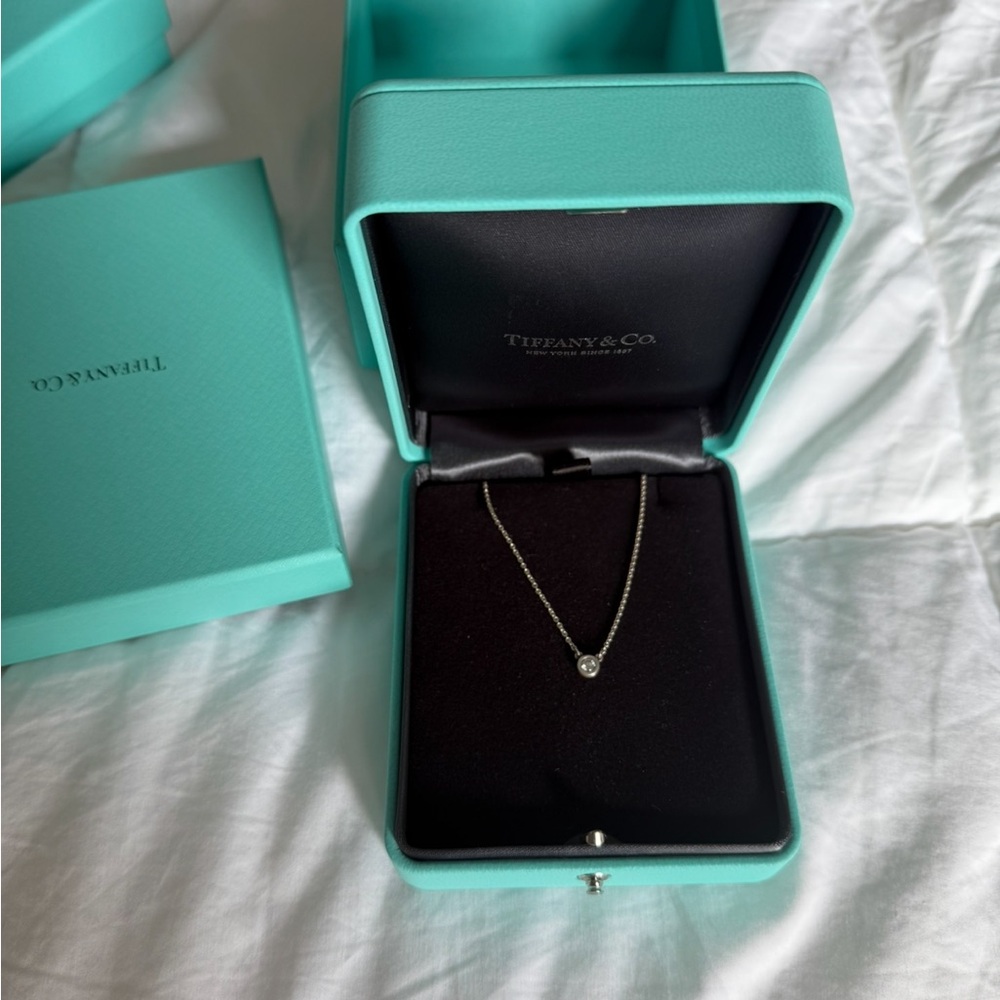 Tiffany & Co. Silver Diamond Necklace